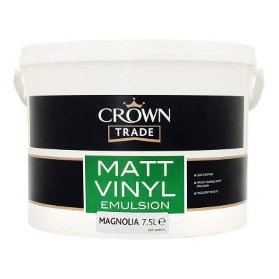 Crown Trade Vinyl Matt – Magnolia – 7.5L