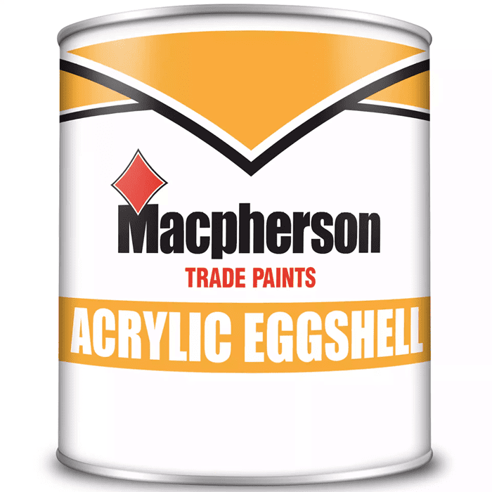 Macpherson Acrylic Eggshell - White 1 Macpherson Acrylic Eggshell - White