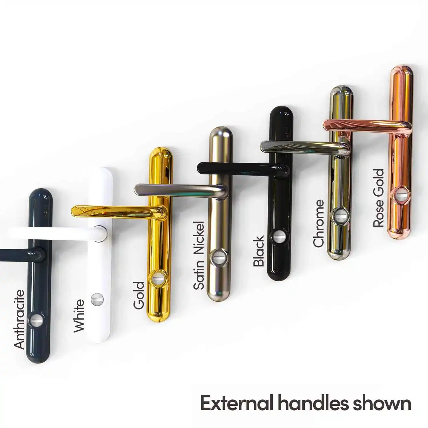 Ultion 2 Star Security Door Handles (Below Handle) 3 Ultion 2 Star Security Door Handles