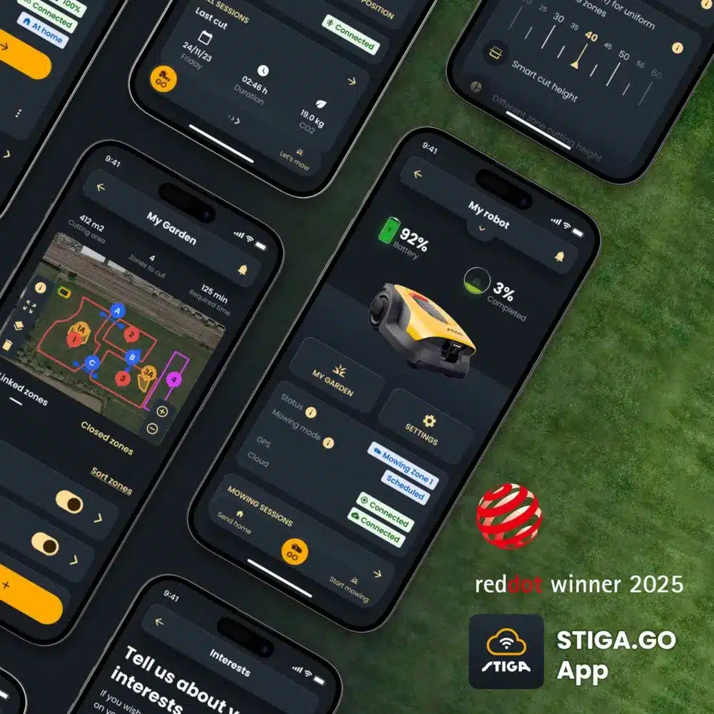 STIGA A 6V Robot Lawn Mower - 600m2 3 STIGA A 6V Robot Lawn Mower app