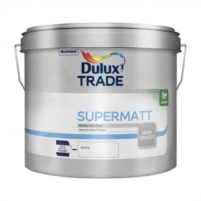 Dulux Trade Supermatt Paint 10L – White