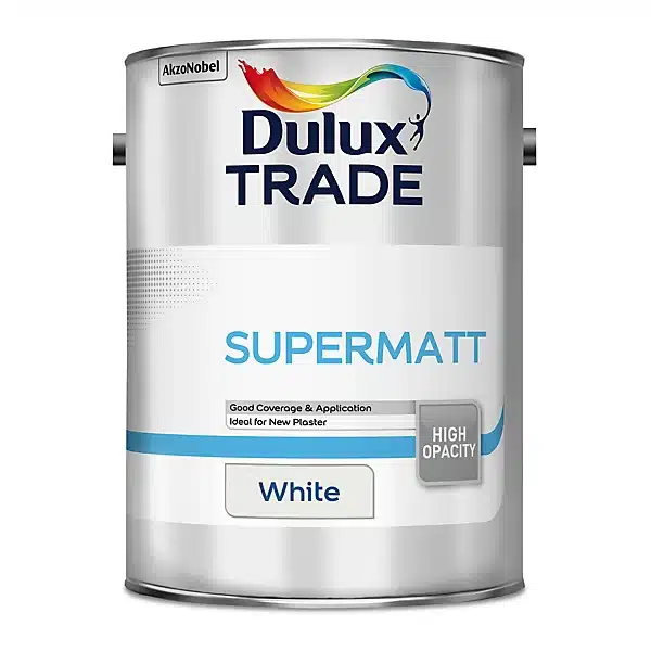 Dulux Trade Supermatt Paint 5L – White 1 Dulux Trade Supermatt Paint 5L – White