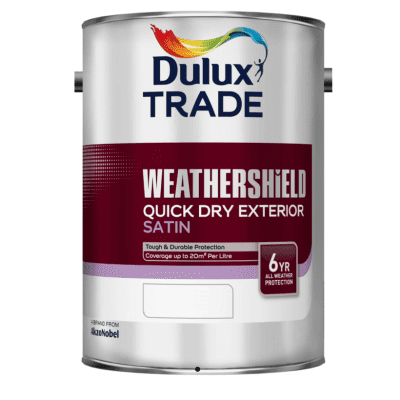 Dulux Trade Weathershield Quick Dry Exterior Satin