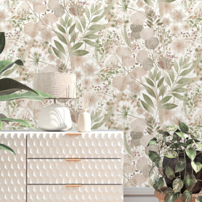 Secret Garden Grove Rose Wallpaper