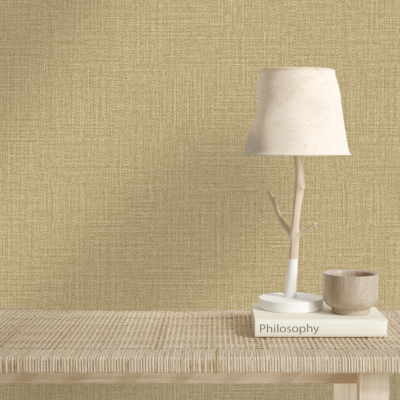 Marrakech Herringbone Ochre Wallpaper