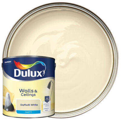 Dulux Matt Emulsion Paint - Daffodil White 2.5L