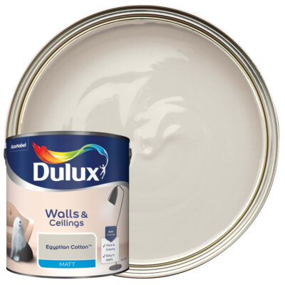 Dulux Matt Emulsion Paint - Egyptian Cotton 2.5L