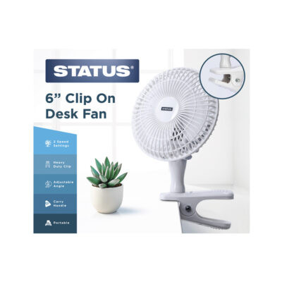 Status 6" Clip On Fan