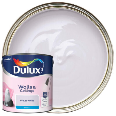 Dulux Matt Emulsion Paint - Violet White 2.5L