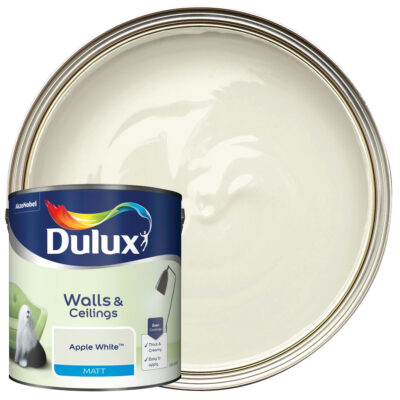 Dulux Matt Emulsion Paint - Apple White 2.5L