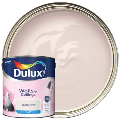 Dulux Matt Emulsion Paint - Blush Pink 2.5L