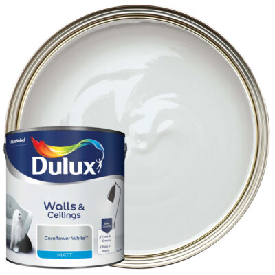 Dulux Matt Emulsion Paint - Cornflower White 2.5L