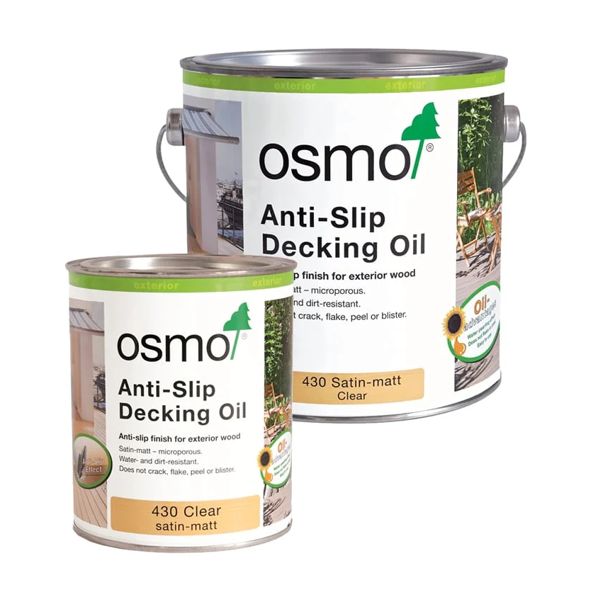 Osmo Anti-Slip Decking Oil Clear Extra 1 Osmo Anti-Slip Decking Oil Clear Extra 430