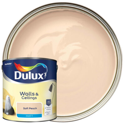 Dulux Matt Emulsion Paint - Soft Peach 2.5L