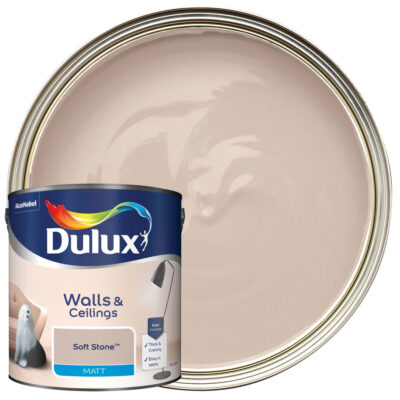 Dulux Matt Emulsion Paint - Soft Stone 2.5L