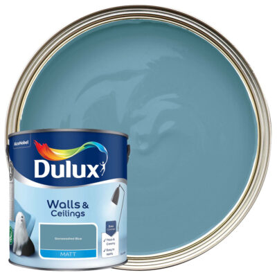 Dulux Matt Emulsion Paint - Stonewashed Blue 2.5L