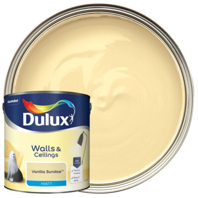 Dulux Matt Emulsion Paint - Vanilla Sundae 2.5L
