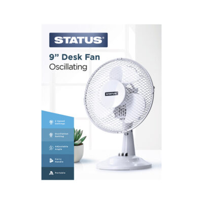 Status 9" Desk Fan